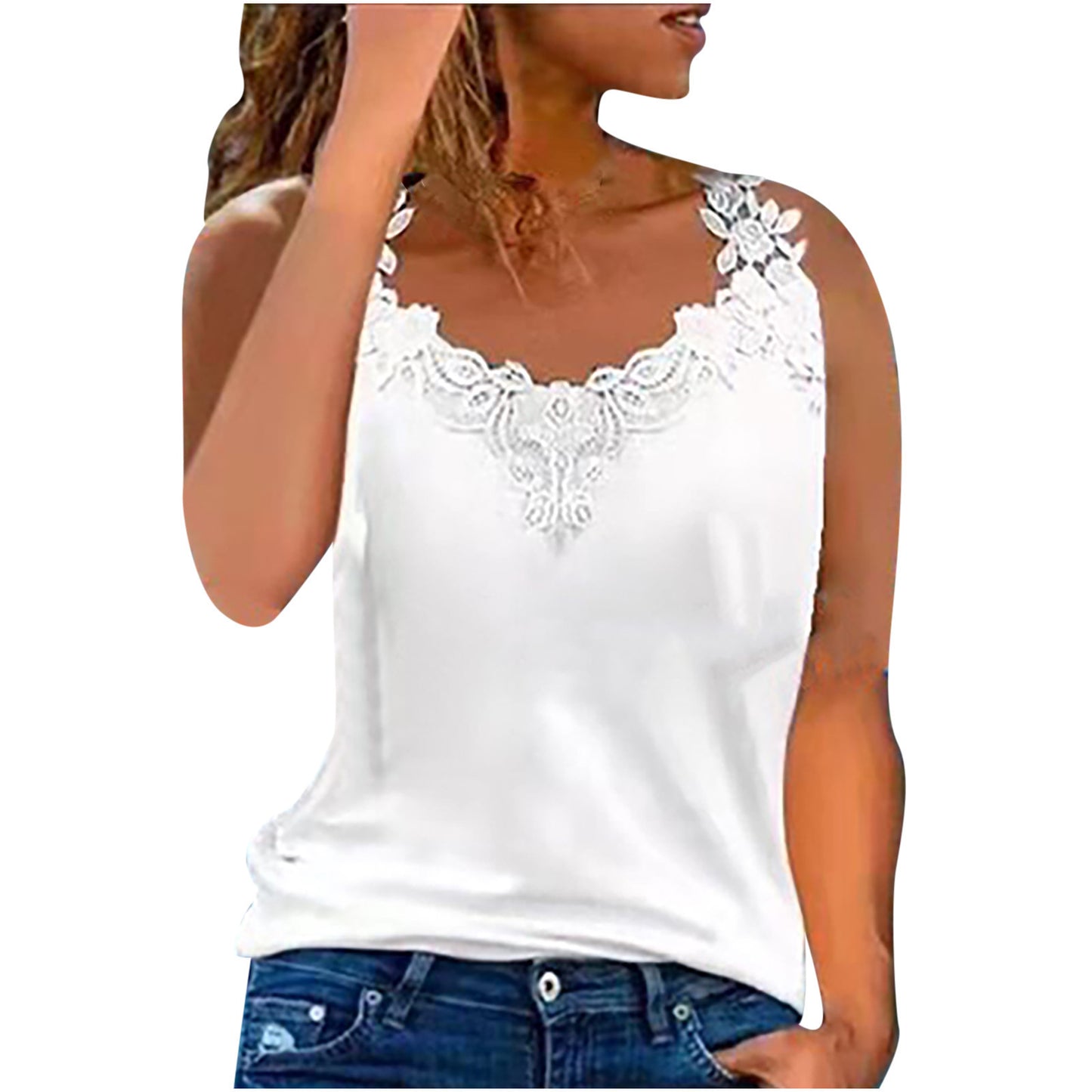 Embroidery Fashion Tank Top