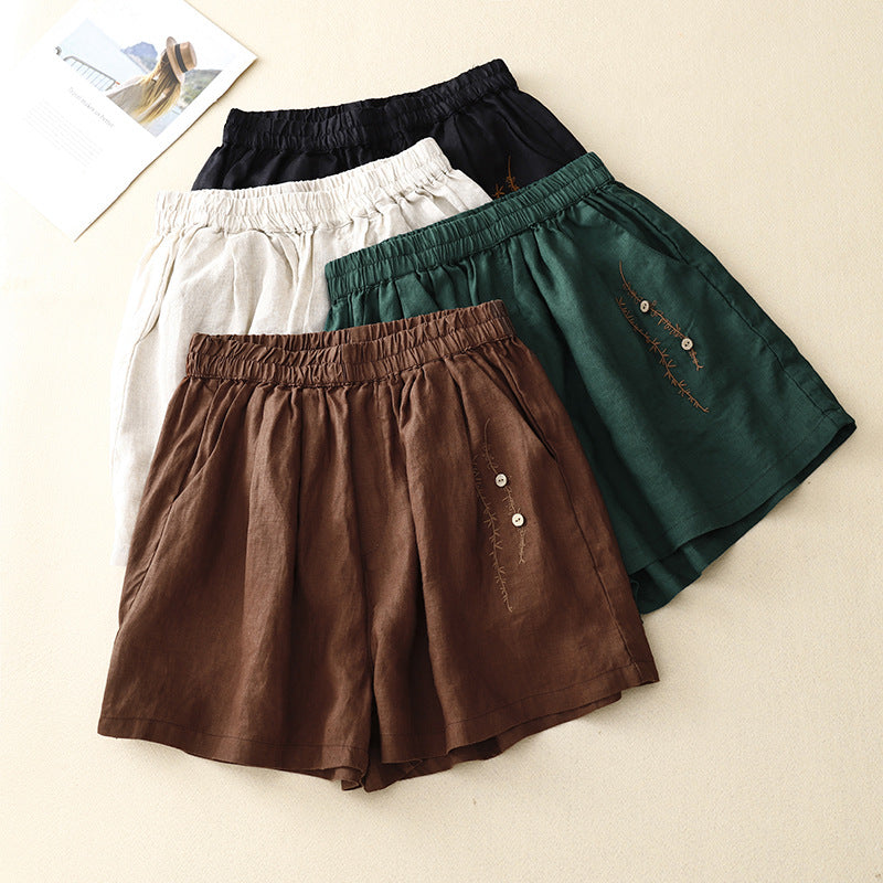 Fashion Linen Shorts