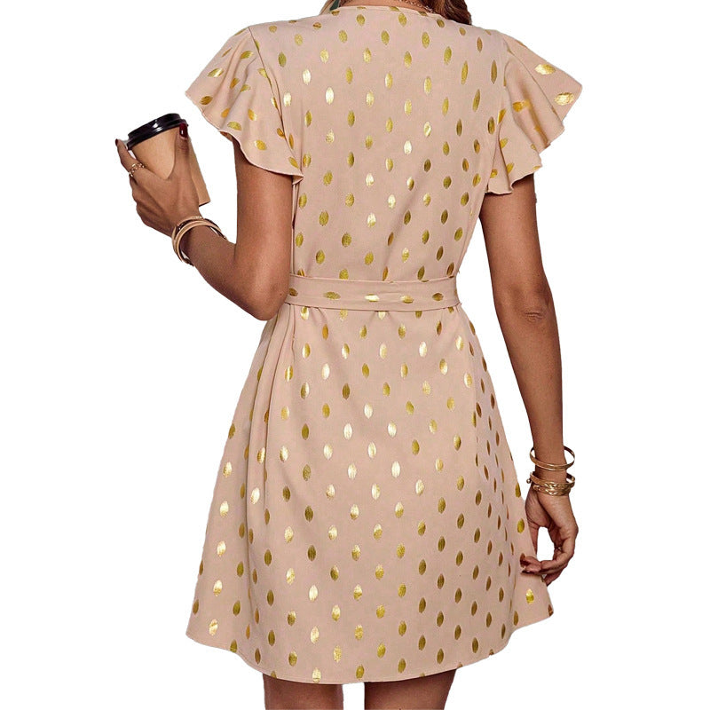 Short FleaPolka Dot Dress