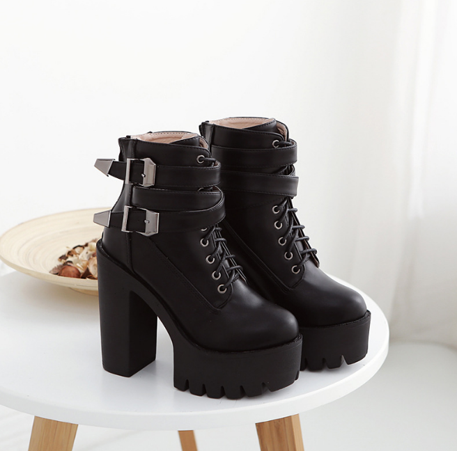 Platform Ankle Boots