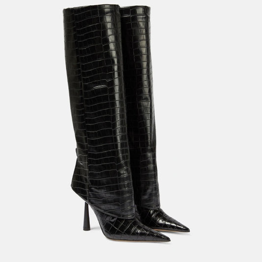 Pointed Stiletto Heel Boots