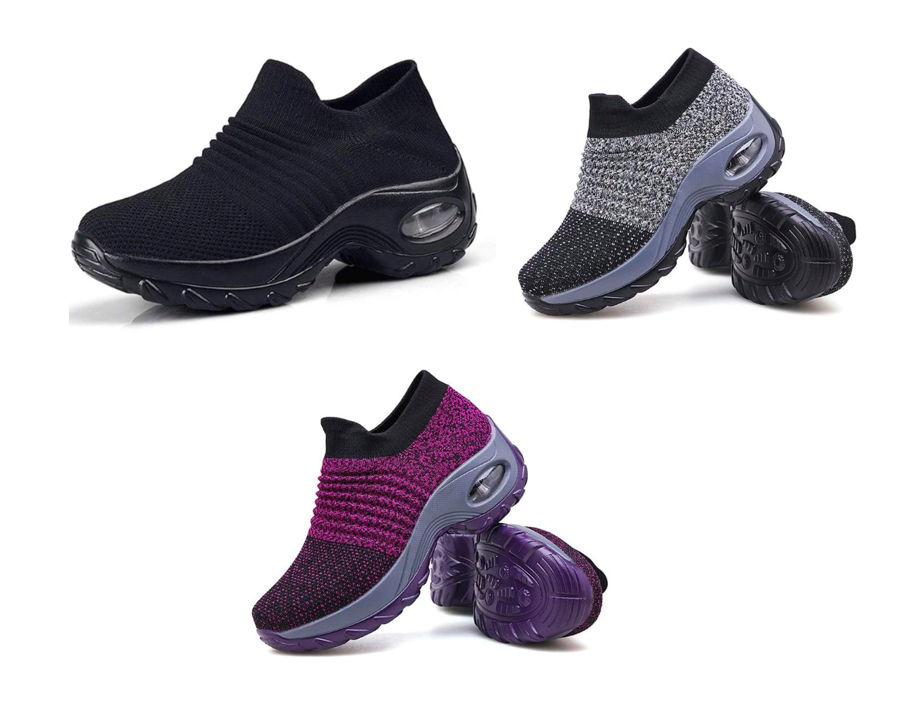 Comfortable Womens' Arch-Support Walking/Running Shoes