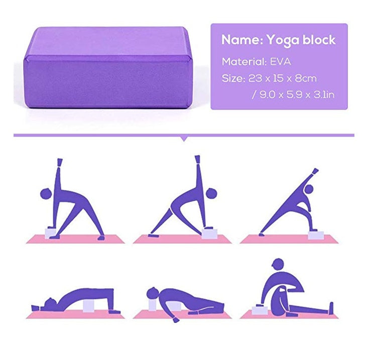 Five-piece Fitness Yoga Brick Stretch Belt