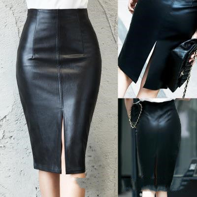 Leather Pencil Skirt