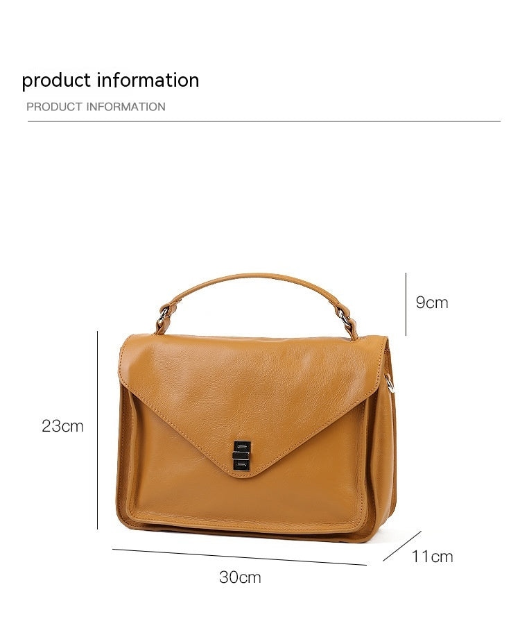 Genuine Leather Messenger Bag