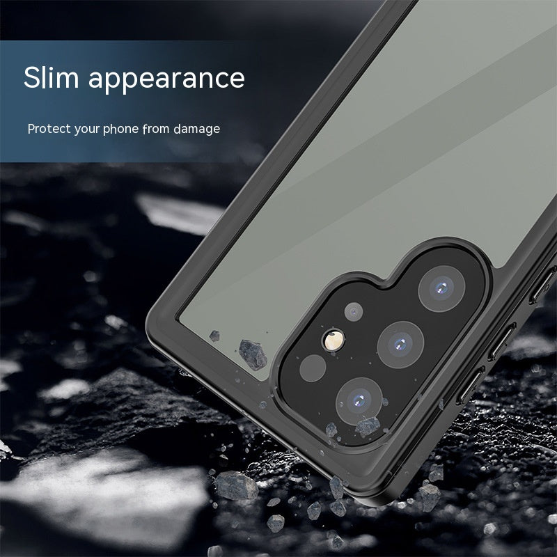 S 24 Case Plastic Waterproof Phone Case Outdoor Sports Drop-resistant Sealed Protective Cover