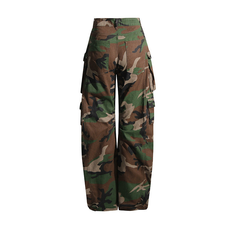 Camouflage Multi-pocket Design Pants