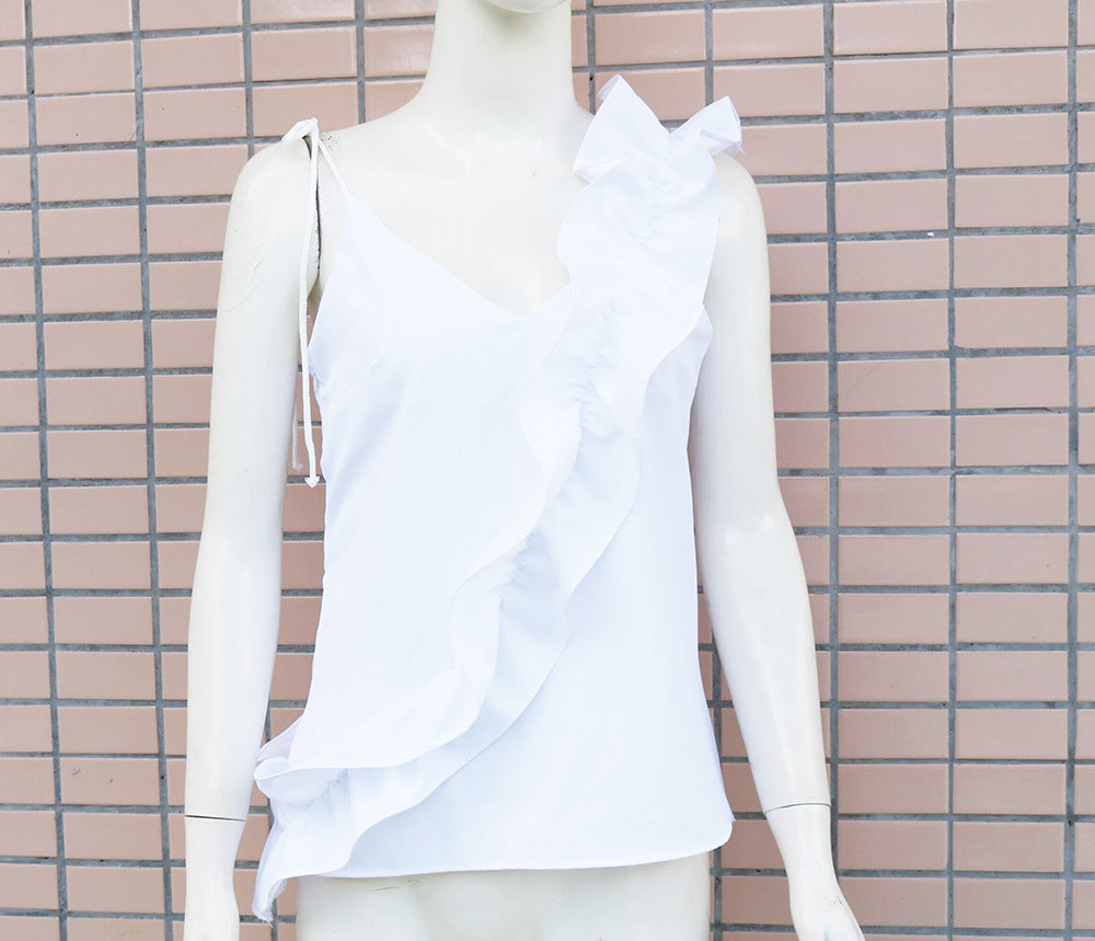 Women's Ruffle Tank Top Blouse