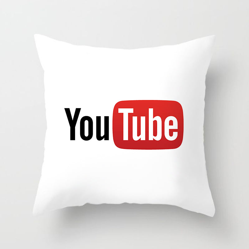 Social Media Patterned Pillow Cases