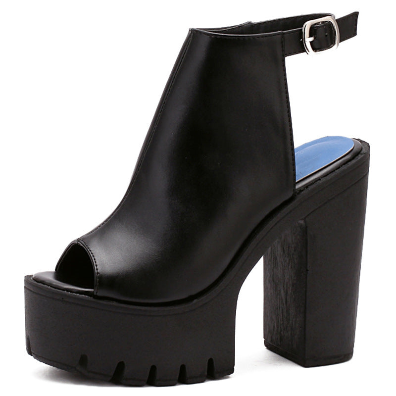 Chunky High Heel Waterproof