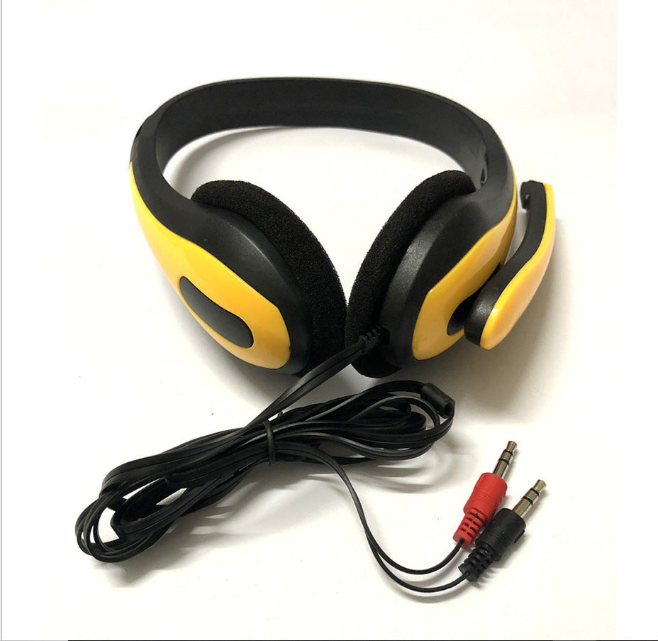 Headset Computer Headset With Wire Control Headset