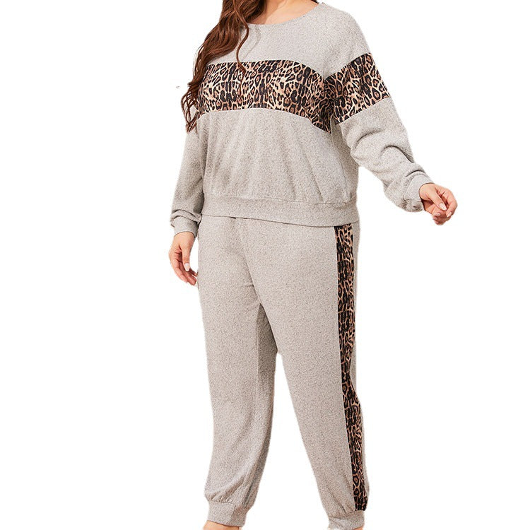 Plus Size Women's Fleece-lined Suit