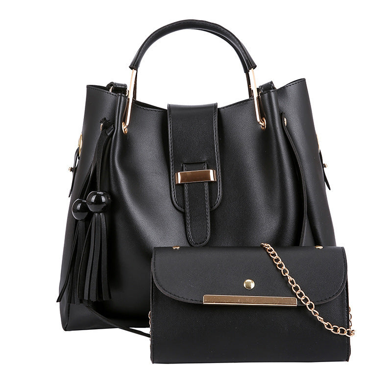 Leather Tote complete with Date Night crossbody