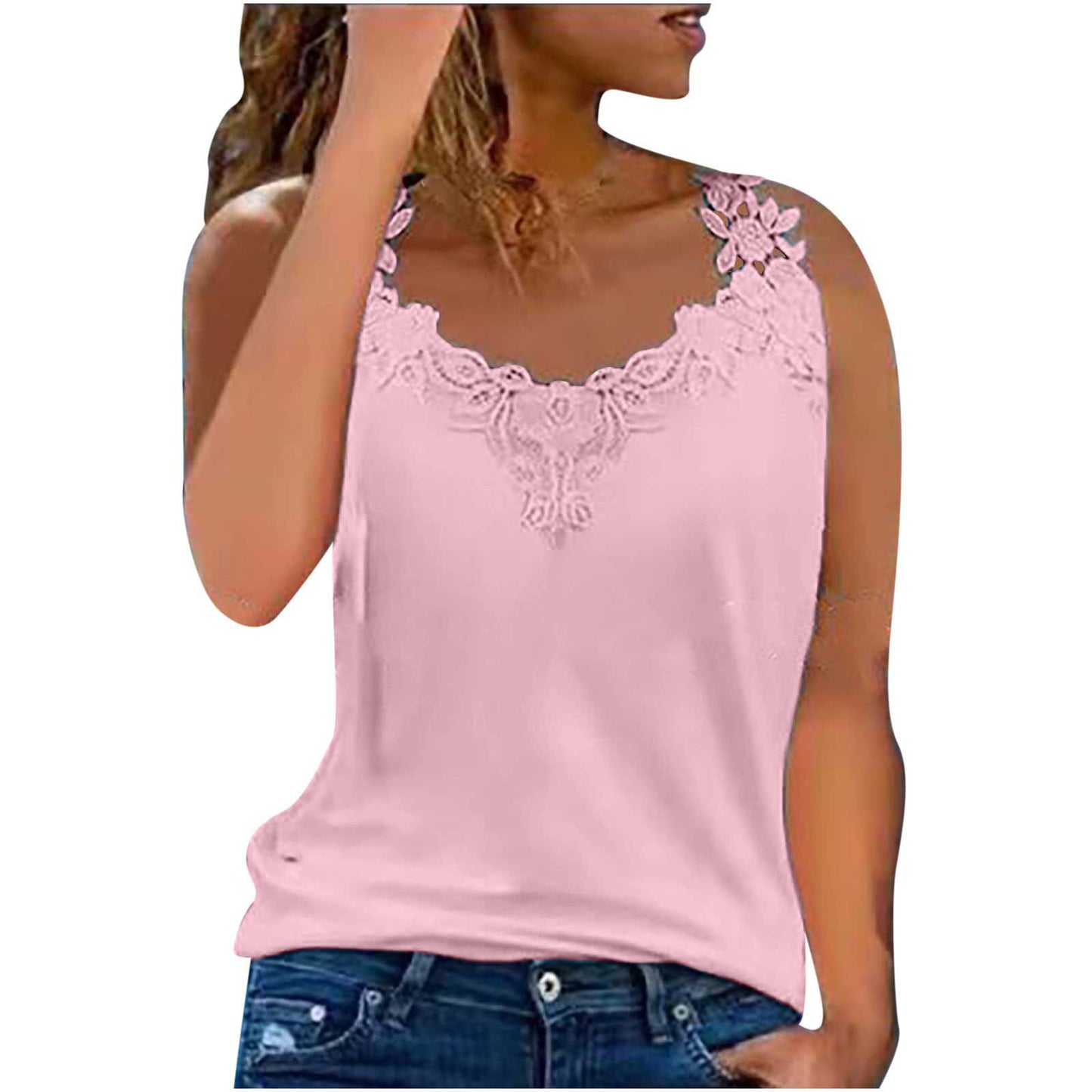 Embroidery Fashion Tank Top