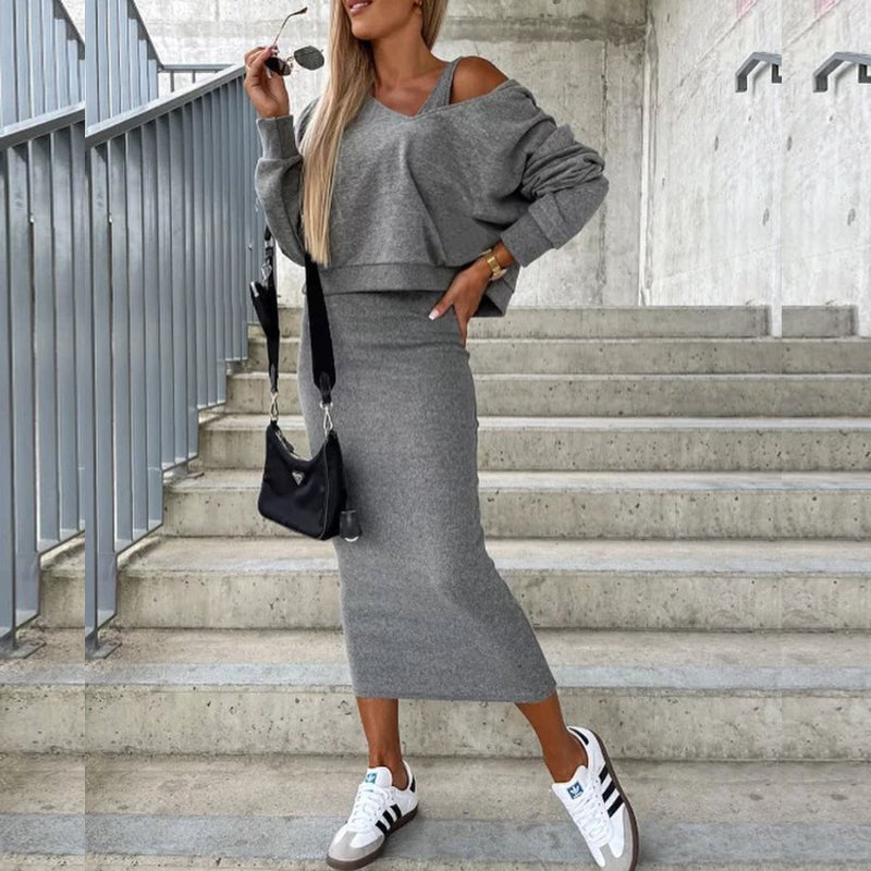 Sleeveless Dress Hooded Hoodie Short Top Suit