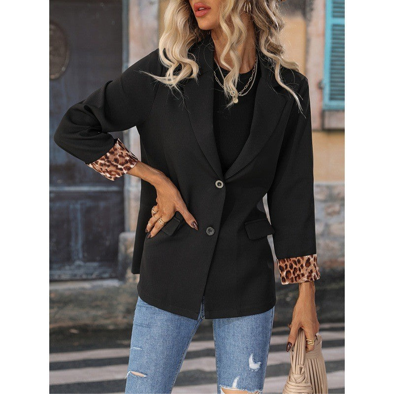 Design Sense Casual Suit Long Sleeve Coat