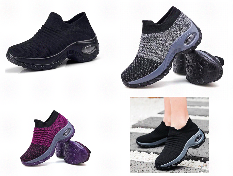 Comfortable Womens' Arch-Support Walking/Running Shoes