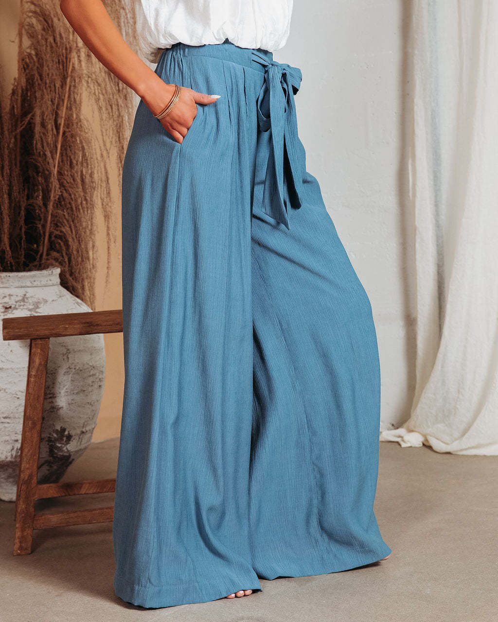 Casual Pants High Waist Wide Leg Pants