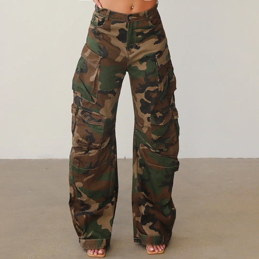 Camouflage Multi-pocket Design Pants