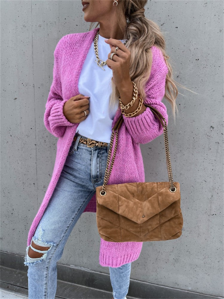 Long Sleeve Knit Cardigan Jacket