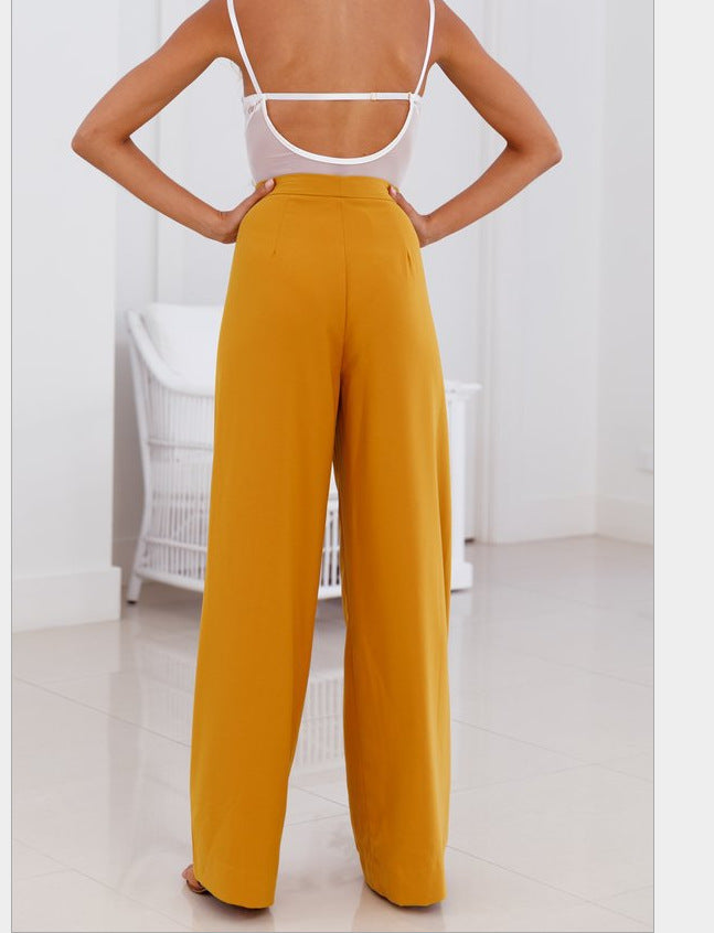 Loose Fitted Wide Leg Pants