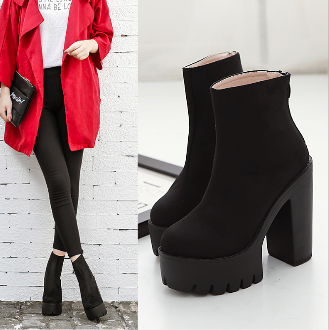 Platform Ankle Boots