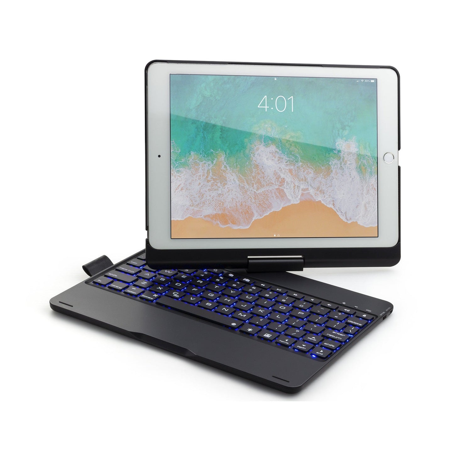 Compatible with Apple, Rotatable Bluetooth Ipad Touch Keyboard With Backlight