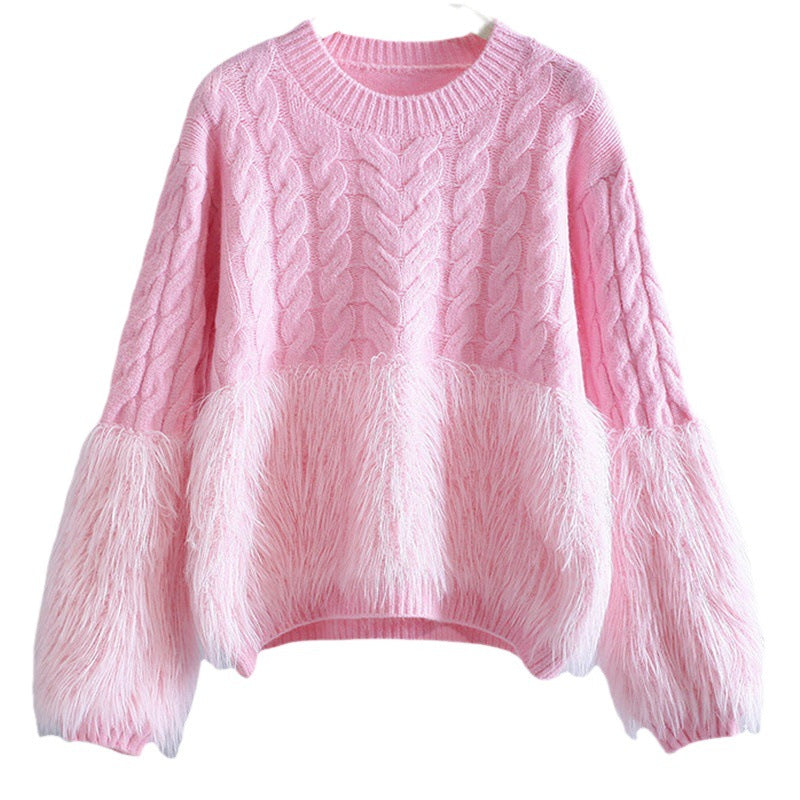 Feather Knit Sweater