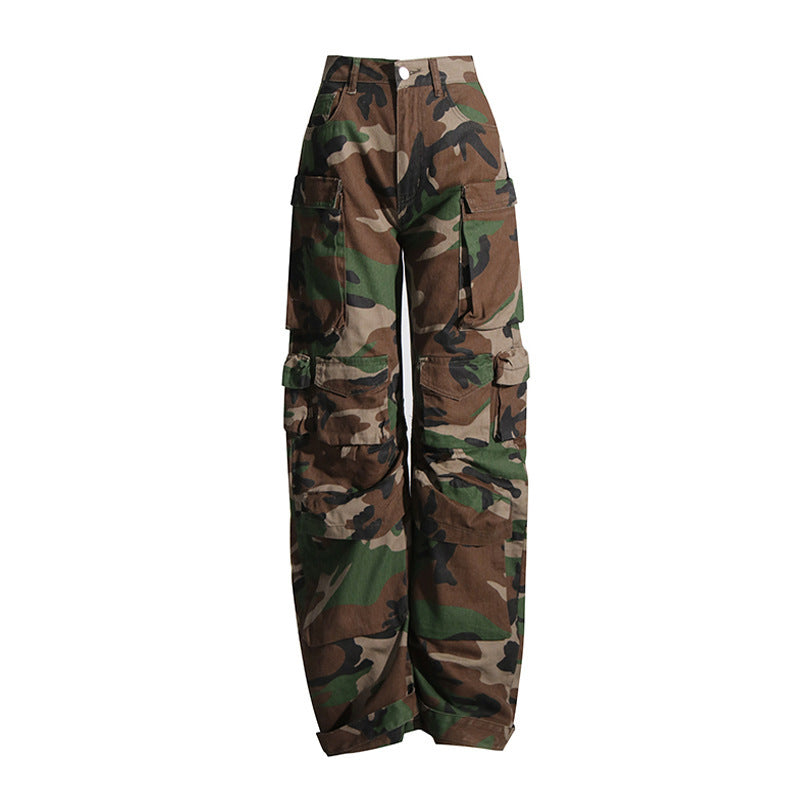 Camouflage Multi-pocket Design Pants