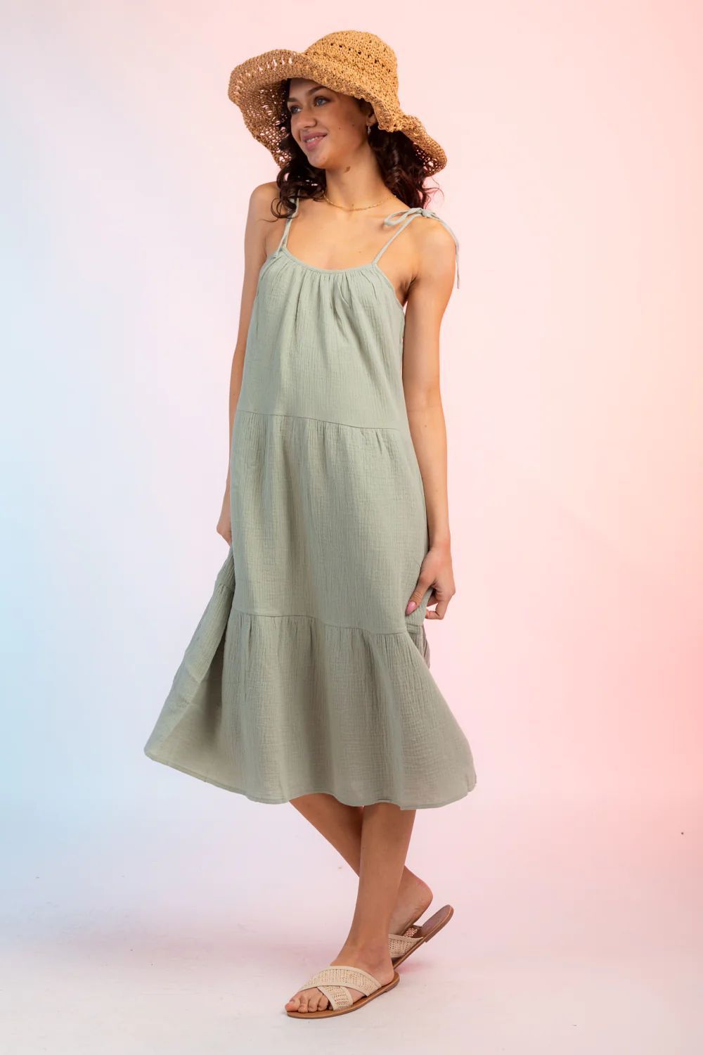 Women's Braces Skirt Splicing Dress