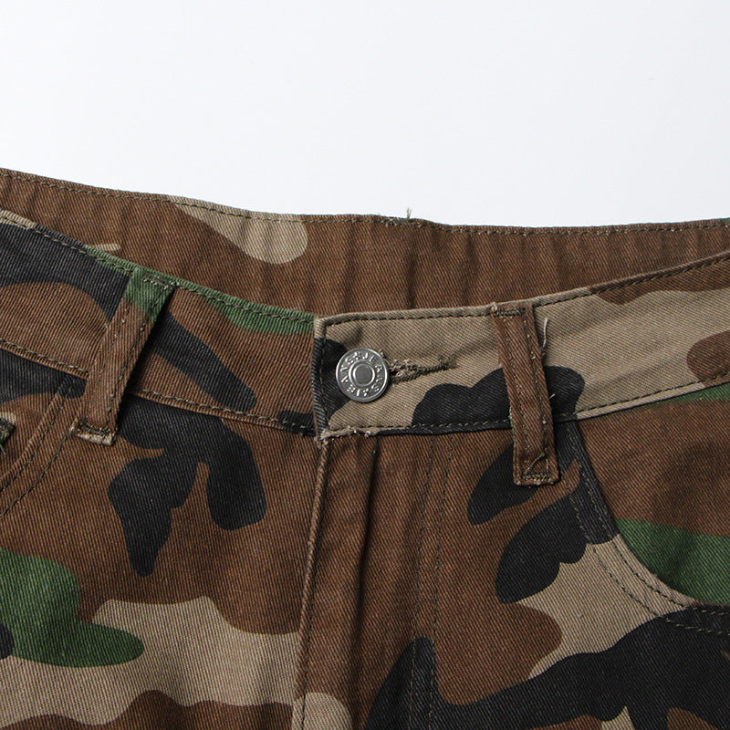 Camouflage Multi-pocket Design Pants