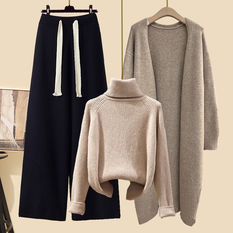 Three Piece Winter Cardigan Set