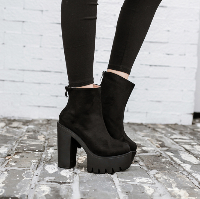 Platform Ankle Boots