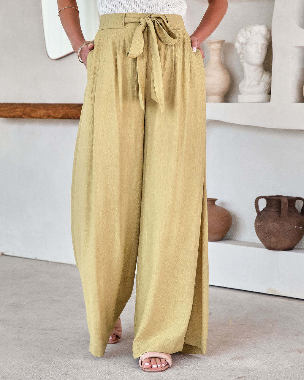 Casual Pants High Waist Wide Leg Pants