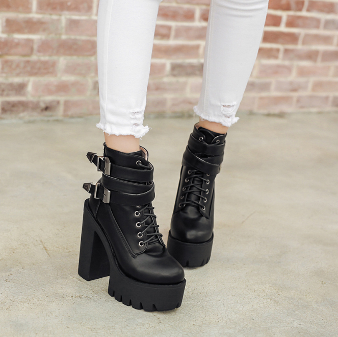 Platform Ankle Boots