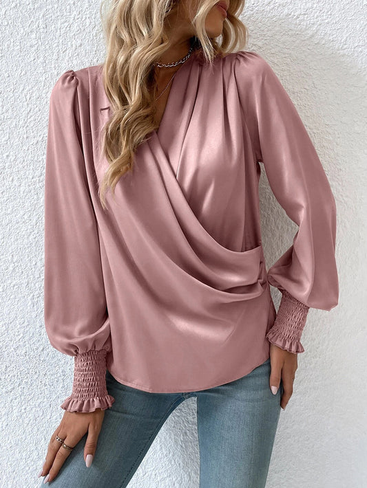 Fashion Tapered Waist Blouse