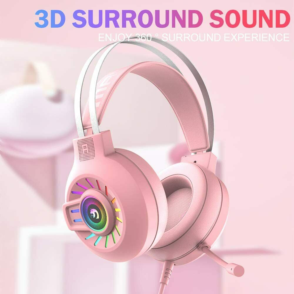 3.5mm Gaming Headset With Mic Headphone For PC Laptop Nintendo PS4