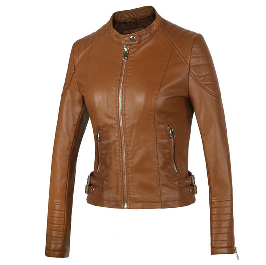 Fashion Motorcycle Leather Coat