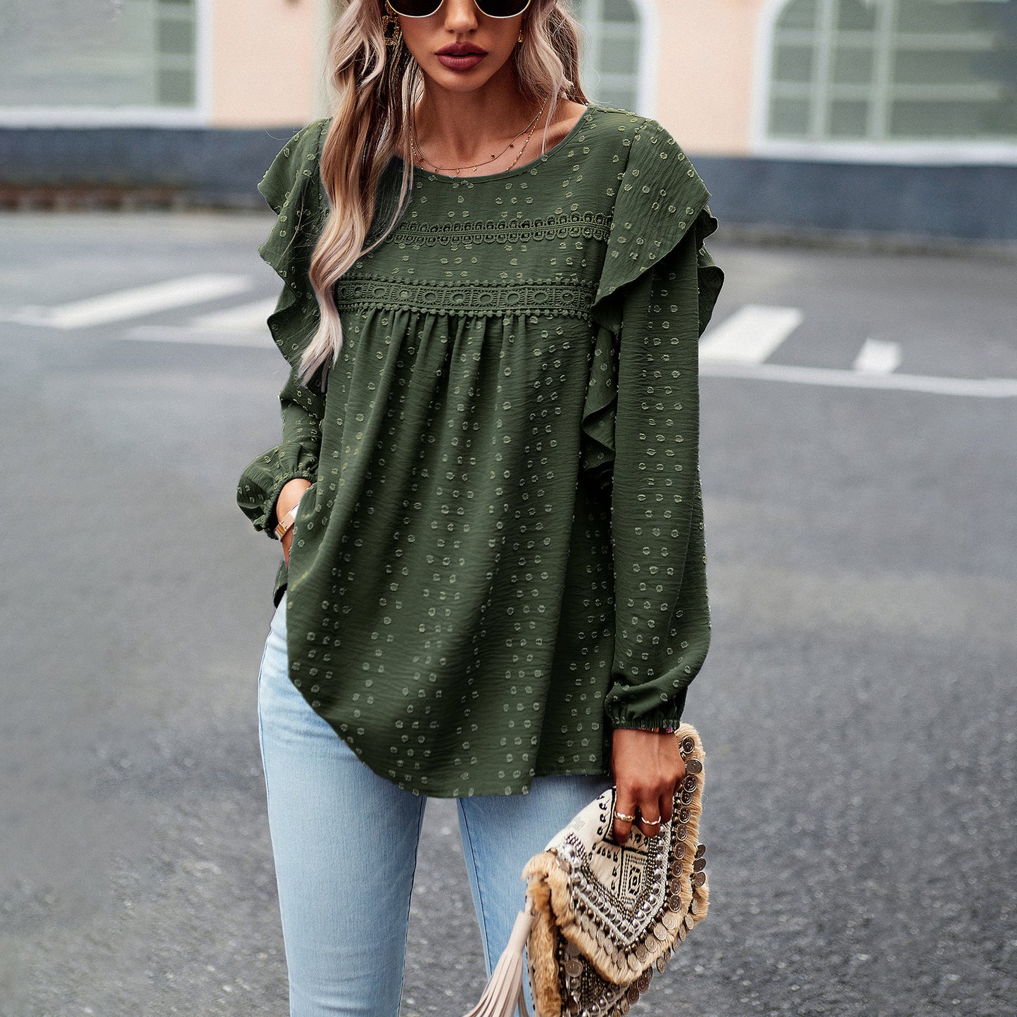 Leisure Long-sleeved Top