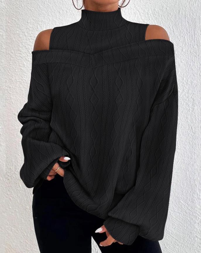 Fashion Off-the-shoulder Women's Shirt