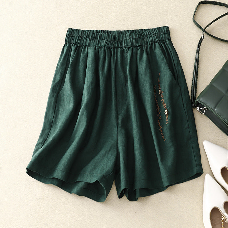 Fashion Linen Shorts