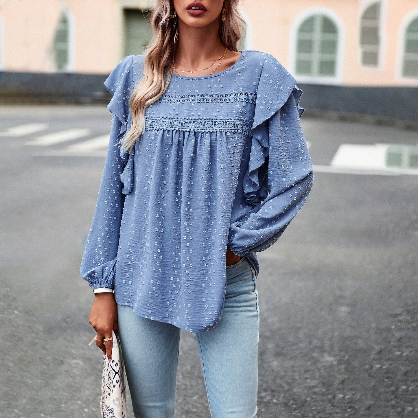 Leisure Long-sleeved Top