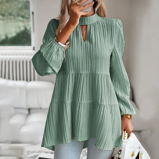 Elegant Long-sleeved Top