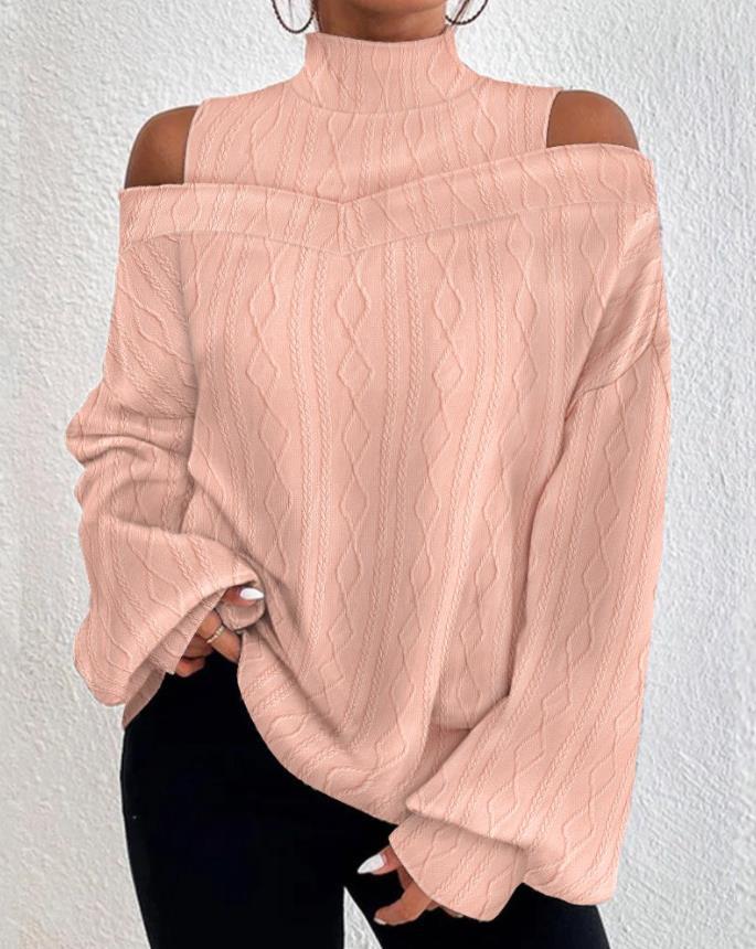 Fashion Off-the-shoulder Women's Shirt