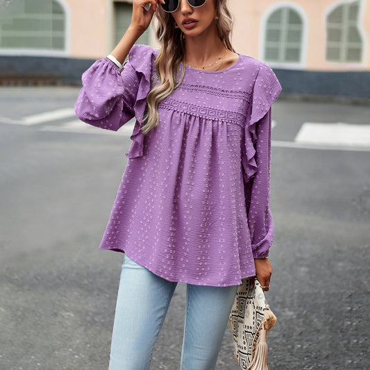 Leisure Long-sleeved Top