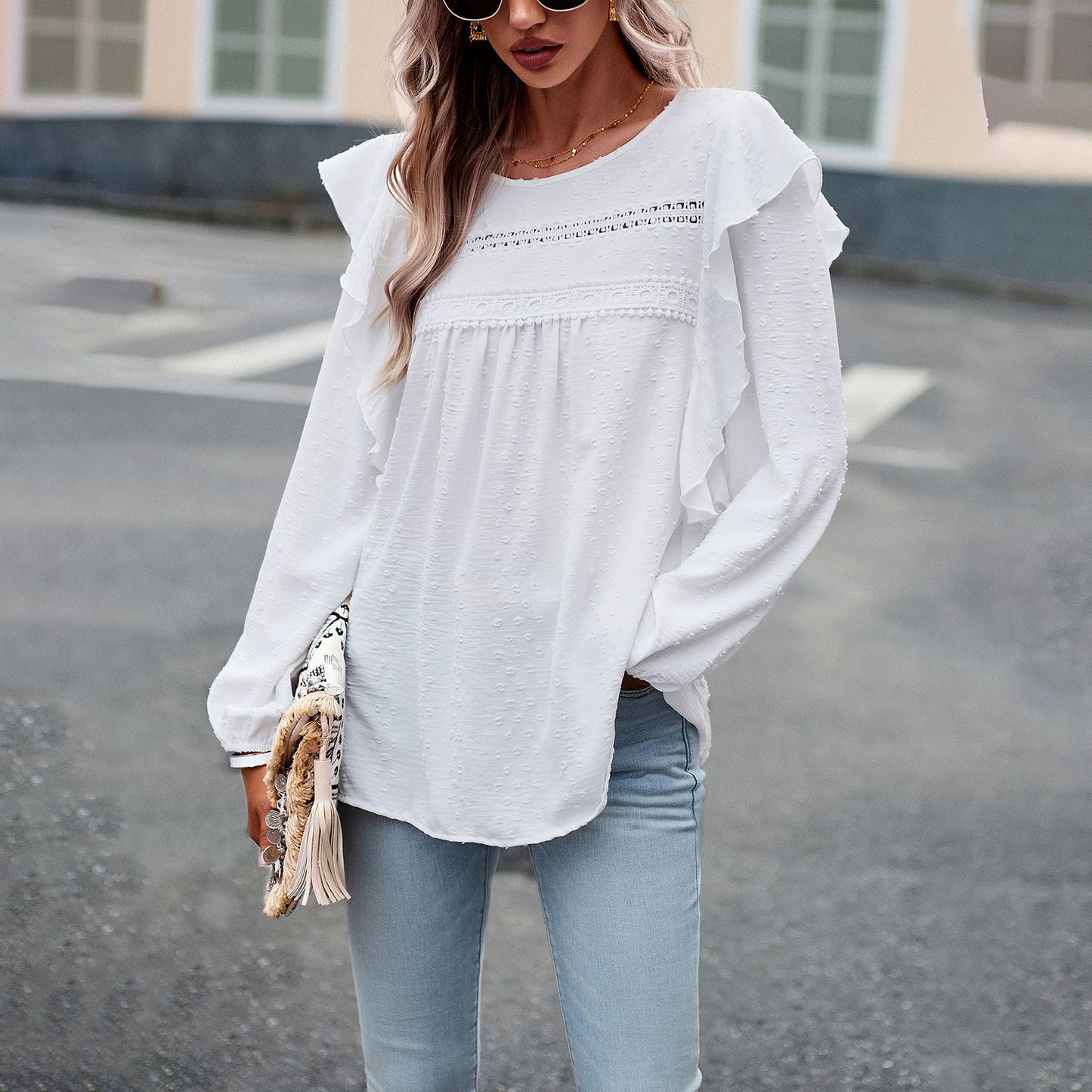 Leisure Long-sleeved Top