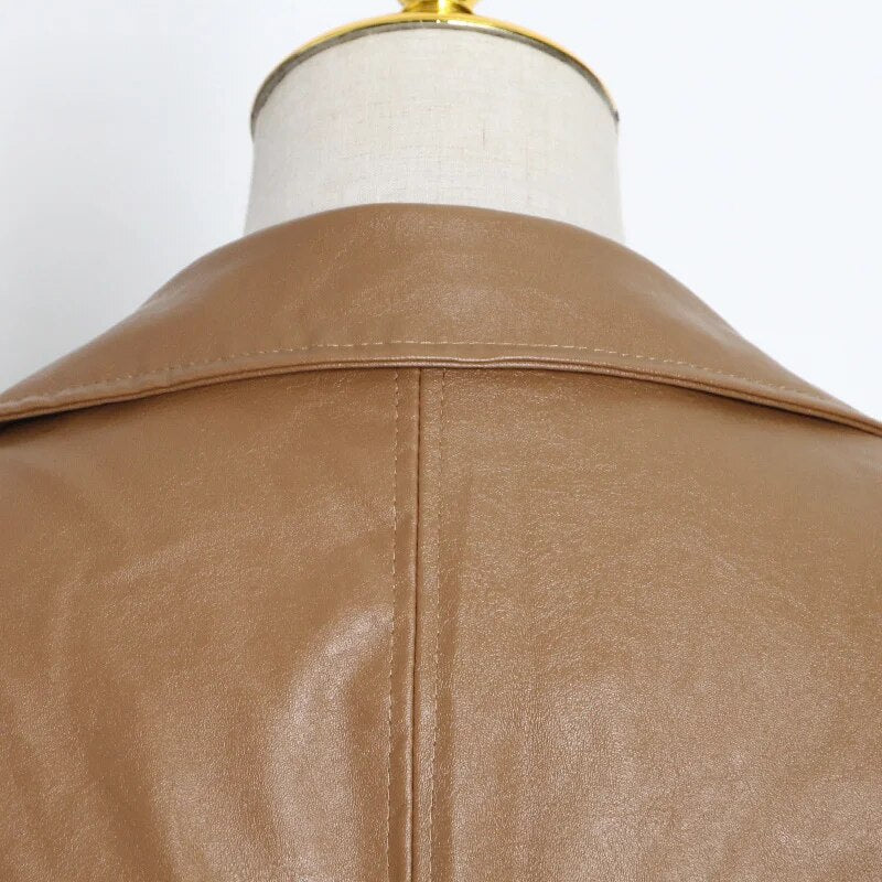 Faux Leather Jacket