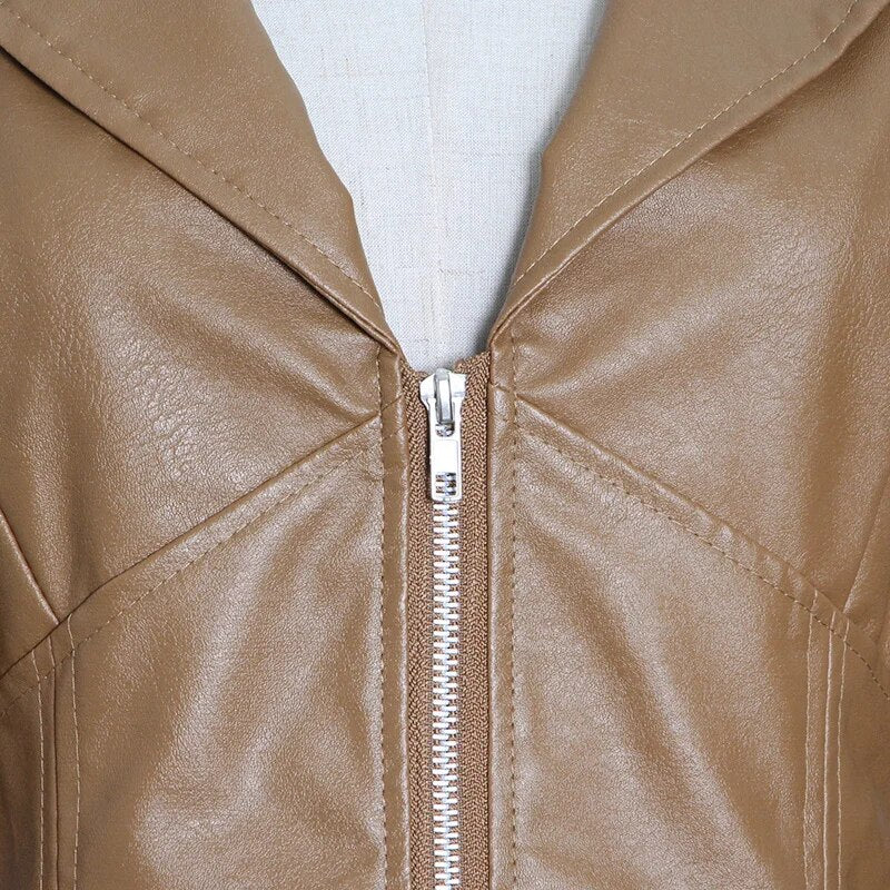 Faux Leather Jacket