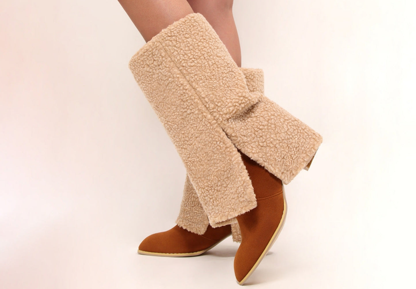 Autumn And Winter New Fashion Plush Trouser Leg Boots Ladies Fashion Boots