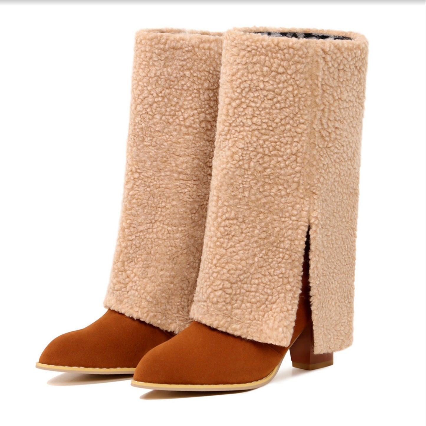 Autumn And Winter New Fashion Plush Trouser Leg Boots Ladies Fashion Boots